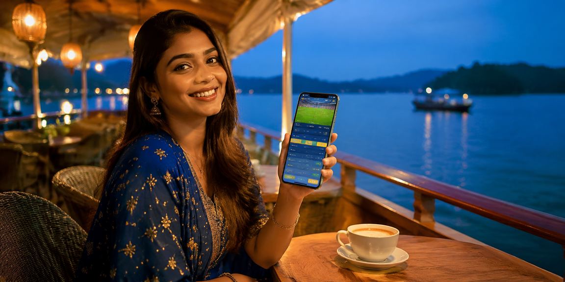A Bangladeshi user placing sports bets on mobile in Rangamati