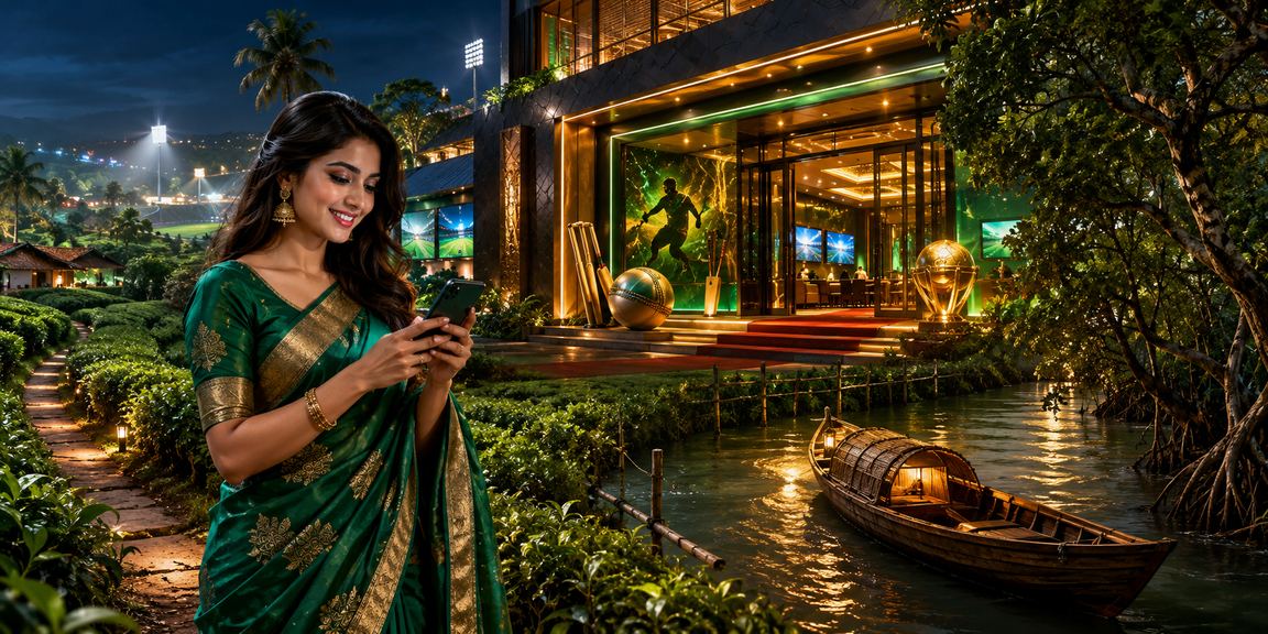সুন্দরবনের চা বাগানে মোবাইলে nogot777 ক্যাসিনো গেম খেলছেন একজন বাংলাদেশি ব্যবহারকারী